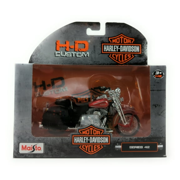 Maisto H-D Custom Harley-Davidson Series 42 Red 1999 FLSTS Heritage Softail Springer 1:18 Scale Die-Cast Replica Motorcycle
