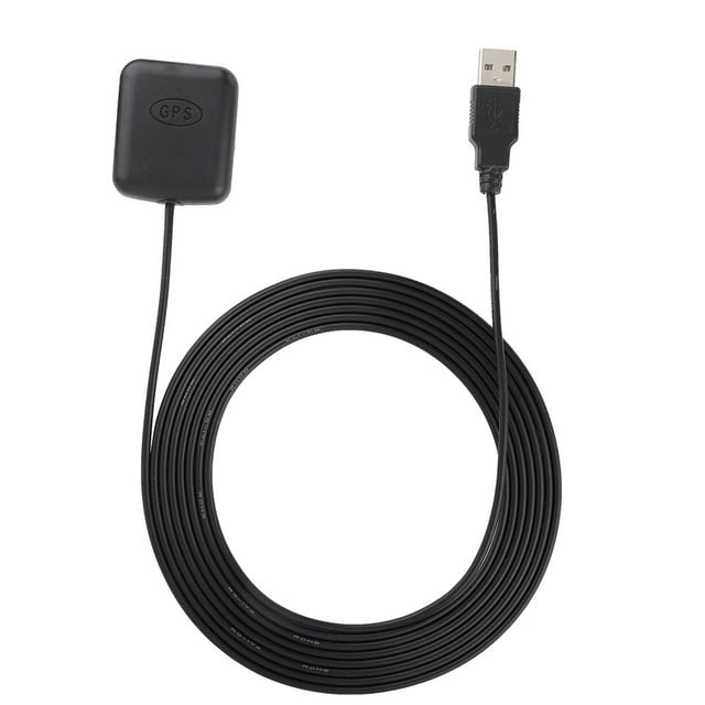Peahefy Car GPS Aerial,High Quality Multi-Functional 2 in 1 Car GPS&GLONASS Antenna Adapter With USB Interface, Car GPS Antenna