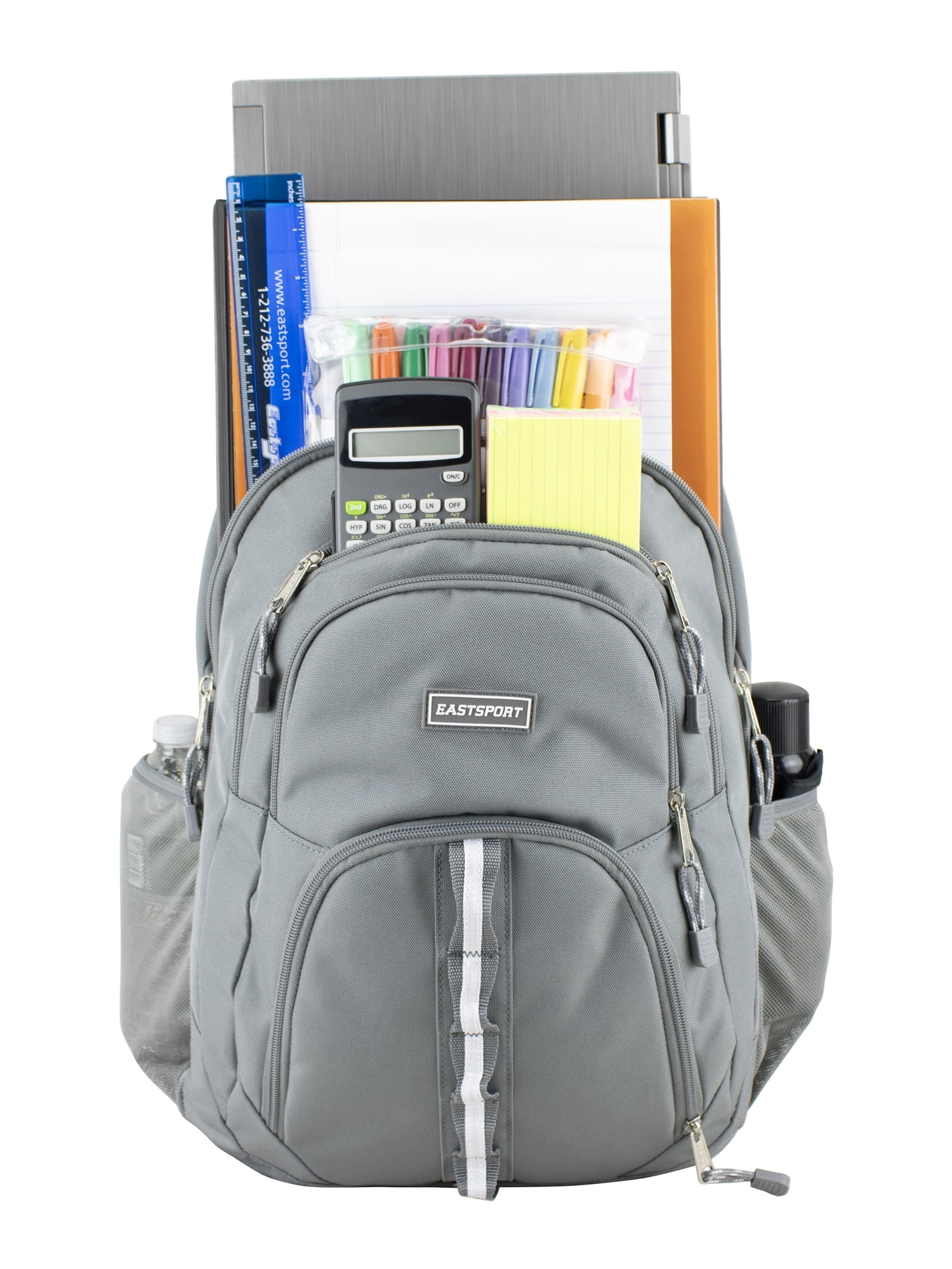 Eastsport Unisex Rally Sport 2.0 Backpack, Ash Gray