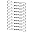 thumbnail image 2 of Ounissouiy 10 Uds. Clips de gancho de campanas de viento de acero inoxidable tamaño compacto función práctica amplia aplicación Jardín y Patio, 2 of 6