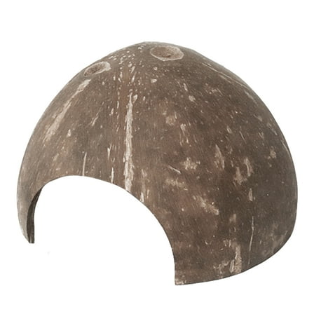 Snail Shelter Cage Coir Reptile Hideout House Secure Pet Hiding Spot 13x13cm