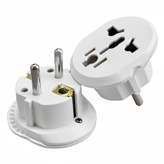 Universal Travel Charger Adapter Converter 16A Universal EU Travel Adapter Euro Converter FR UK US AU to EU AC Power Socket Plug