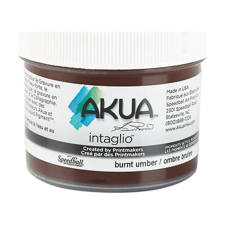 UPC: 0853005003343 | Speedball Akua Intaglio Ink  Burnt Umber  2 oz.