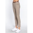 thumbnail image 3 of Cotton-span Twill Belted Long Pants, 3 of 5