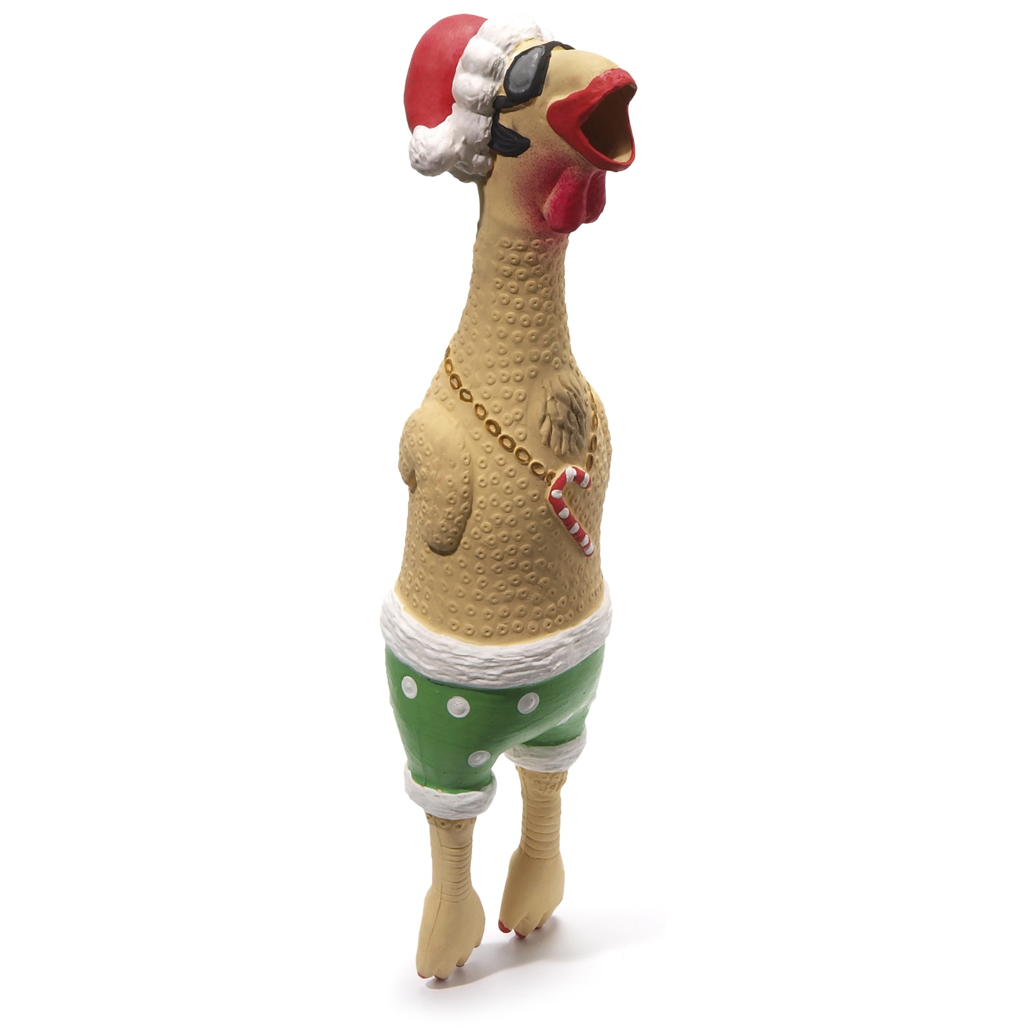 christmas chicken dog toy