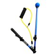 thumbnail image 2 of Entrenador telescópico de Swing de Golf, agarre de posición retráctil antideslizante, herramienta ra de gestos de oscilación extensible para m Azul Soledad Ayuda de entrenamiento de swing de golf, 2 of 10