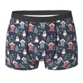 thumbnail image 6 of Men's Boxer Briefs, Christmas Village Soft Comfy Mens Underwear Boxer Briefs Breathable With Widen Waist, 6 of 7