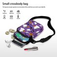 thumbnail image 7 of XYZCANDO Purple Ghost Cellphone Purses with Crossbody Strap Mini Cross Body Handbags for Kids Girls Cute Cellphone Purse for Travel Shop Mini Crossbody Handbag Small Lightweight Wallet Money Bag, 7 of 7