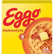 Eggo Homestyle Waffles, Frozen Breakfast, 29.6 oz, 24 Count