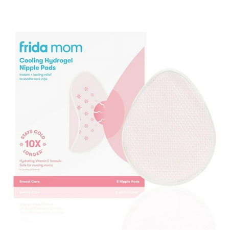 Frida Mom Cooling Hydrogel Nipple Pads for Breastfeeding and Lactation Pain, 8 Count
