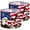Color 3, variant on Linen Drum Lamp Shades Donkey Against Flag Independence Day 13" x 13" x 10" Lampshade for Table Lamps Floor Lamps Lamp Shade Replacement Easy Assembly Required