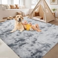thumbnail image 4 of Garvee 9x12ft Area Rugs, Soft Fluffy Area Rugs Shag Rug Indoor Floor Mat for Living Room Bedroom Decor Carpet, Gray, 4 of 6