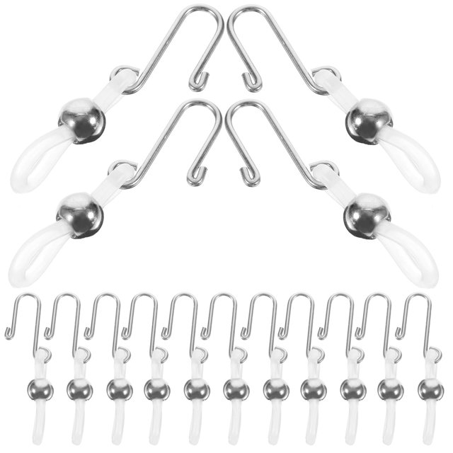 Protector de cremallera 20 piezas cierres de cremallera herramientas Clip gancho superior para pantalones vaqueros accesorios herramienta auxiliar Jeans soporte de cremallera
