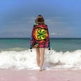 thumbnail image 6 of Mandala Sea Turtle Lotus Large Beach Towel - Plush Thick Cotton Pool Towel, Adult Beach Towels, 6 of 17