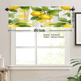thumbnail image 3 of AshasdS Lemon Slice Print Polyester Window Valance Curtain for Home Kitchen Living Room Bedroom Bathroom Decor 54x18 inch, 3 of 5