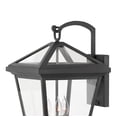 thumbnail image 5 of 2565MB-LL Hinkley Lighting Alford Place - 3 Light Large Outdoor Wall Lantern in Traditional Style - 12 Inches Wide by 20.5 Inches High-Museum Black, 5 of 21