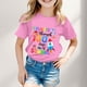 thumbnail image 2 of Playeras Hombre Algodon Camiseta De Manga Corta Holgada Con Cuello Redondo Y Estampado Informal A La Moda Para Niño Y Niña, 2 of 4