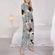 thumbnail image 3 of Balery Funny Beagle Active Dog Conjunto de Pijama con Estampado para Mujer, Conjunto de Dos Piezas con Manga Larga, Ropa de Dormir Suave con Bolsillos, Pijamas Cómodos-Small, 3 of 7