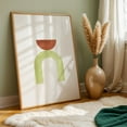 thumbnail image 6 of Abstract geometric chartreuse and terracotta art - Digital Art Minimalist Geometric Modern Art Abstract Watercolor Boho Mid-Century Modern Unframed Wall Art Print 8 x 12 inches, 6 of 60