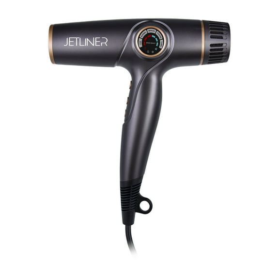 STYLECRAFT JetLiner Brushless Digital Ionic Hair Dryer, 1600 Watts, Matte Grey