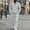 Gray, variant on Miluxas Men 2 Piece Outfit Casual Sports Sweatsuits Zip Hoodie Men's Jogging Tracksuit Set White XL(XL)