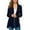 Navy, variant on Idoravan Cardigans for Women Clearance Spring Women Fashion Cardigan Up Casual Solid Color Long Sleeve Hoodeless Top
