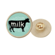 thumbnail image 1 of Broche de vaca Negro Unbranded metálico circular, 1 of 3