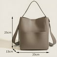 thumbnail image 2 of GASTROPOD Bucket Tote Purses for Women Pu Leather Shoulder Crossbody Bag Large Top Handle Satchel Bucket Purses for Women, 2 of 7