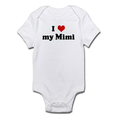 

CafePress - I Love My Mimi Infant Bodysuit - Baby Light Bodysuit
