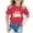 Hot Pink, variant on Summer Boys Girls Casual Loose Short Sleeve Tee Tops 3D Print Graphic Fun Shirts for Kids 6-16 Years