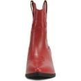 thumbnail image 3 of Soda “BLAZING” Women's Western Ankle Boots, Stitched, Pointed Toe, Low Heel - Fire Red - Size 7, 3 of 4