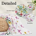 thumbnail image 3 of Spring Floral Pillow Protectors with Zipper Standard Size, Butterflies Botanical Farmhouse Soft Brushed Microfiber Breathable Throw Pillow Covers, Decorative Pillowcase for Couch Sofa Bedroom 20"x26", 3 of 9