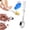 B, variant on Portable Folding Stainless Steel Spoon Outdoor Travel Camping Mini Dinner Spoon