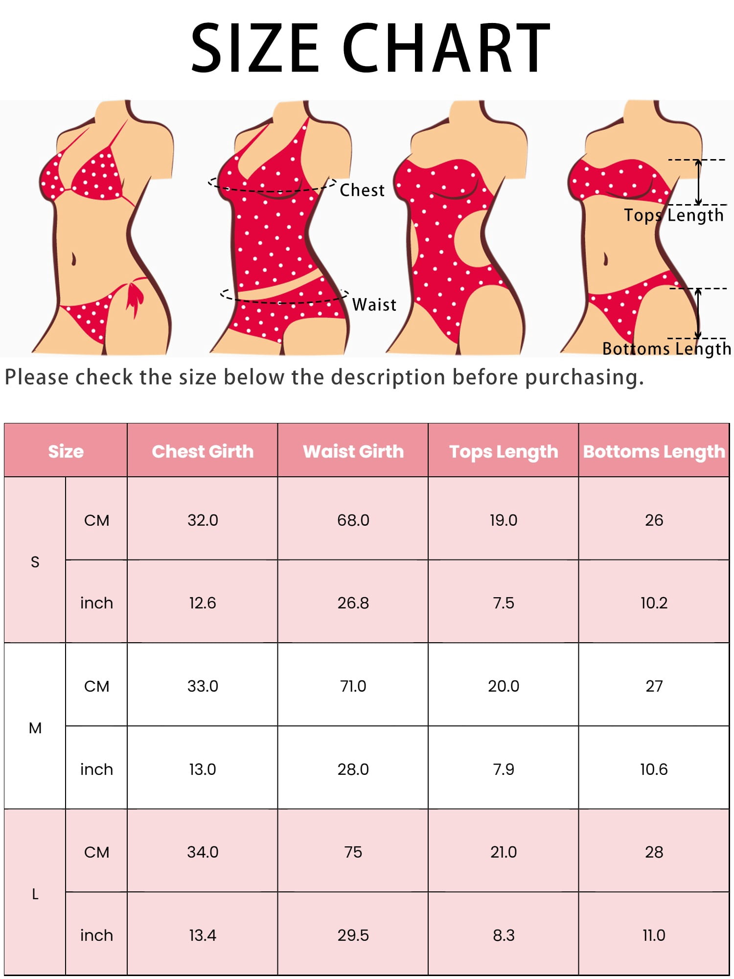 DARING DIVA Women's Underwire Spaghetti Straps Bikini Sets 3 Pieces L Red