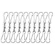 thumbnail image 1 of Injueey 10 unids/set de ganchos de campanas de viento de acero inoxidable, tamaño compacto, función práctica, regalos fáciles de hacer Jardín y Patio, 1 of 6
