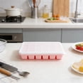 thumbnail image 3 of Silicone Tray With Lid Food Grade Freezer For And Juices Baby Food Silicone Freezer Trays Silicone Ice Trays Large Cubes with Lids Sour Glasses Ice for Trays round Ice Soup Freezer Tray Silicone, 3 of 4