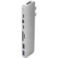 thumbnail image 1 of Hub USB-C Sanho HyperDrive PRO 8 en 2 para MacBook Pro Silver, 1 of 5