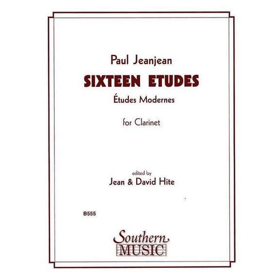 16 Etudes : Clarinet (Paperback)