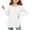 White, variant on Dpytoraw Girls Long Sleeve Shirts Kids Arc Hem Side Slit Soft Tunic Tops T Shirts Girls School Uniform Polo Shirts Pack Size 2-3 Years