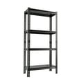 thumbnail image 2 of FICISOG 1 Pcs Black Heavy Duty Metal Garage Shelves 63"H x 32"W x 16"D, 4 Tier Adjustable Steel Shelving Unit for Garage Storage Shelves Utility Rack Shelf for Warehouse Pantry Kitchen, 2 of 10