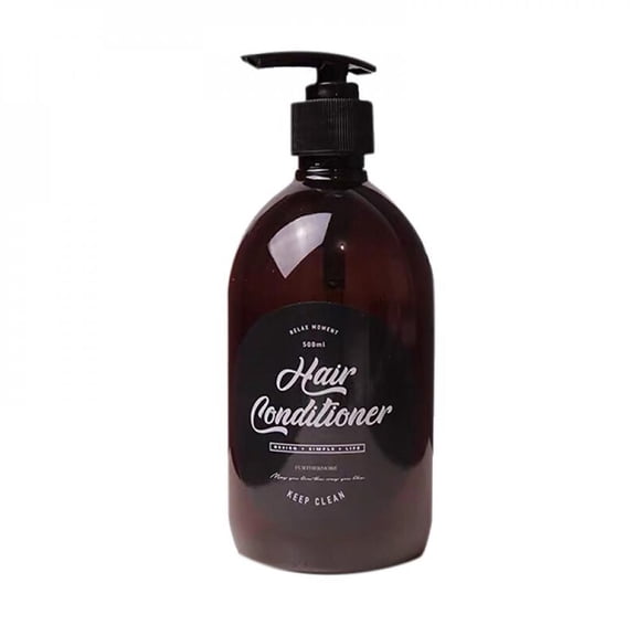 BRAND CLEARANCE!500ml Refillable Bottle Style Brown Bath Refillable Bottle Shower Gel Shampoo Pr Bottle Shower Gel Refillable Bath Storage Bottles !
