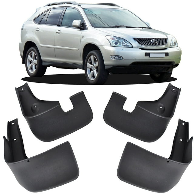 XUKEY 4X Splash Guard Mud Flap Rear Front for Lexus RX300 350 330 400H