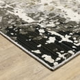 thumbnail image 5 of Oriental Weavers Nebulous Area Rug - 091L9 - 2'3" x 7'6" - in Gray/ Ivory - Modern Style, Stain Resistant, Family and Pet Friendly , Entryway, Hallway Runner Rug, 5 of 5