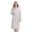 Gray, variant on Absorbent Towel Robes for Women, Soft Cozy Checkered Microfiber Hooded Bathrobe for Shower Spa(Light Purple ,2XL/3XL)