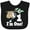 AB-Black, variant on Inktastic First Birthday Sloth 1 Year Old Boys or Girls Baby Bib