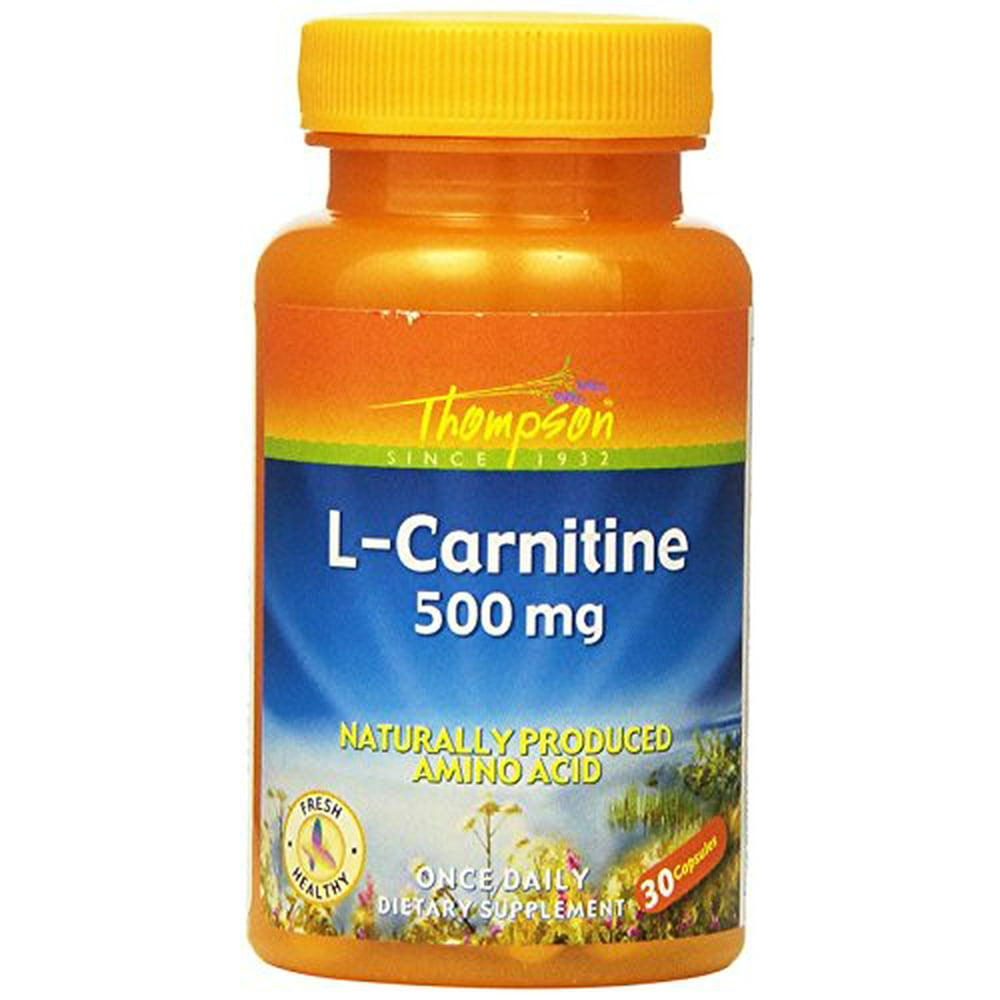 Thompson LCarnitine , 500 Mg, Naturally Produced Amino Acid