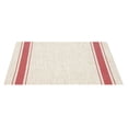 thumbnail image 4 of 4PCS 30 * 45cm Élégant PVC Rayé Carré Résistant à la Chaleur Mat Porte-Pot de Nappe (Bande Rouge), 4 of 8