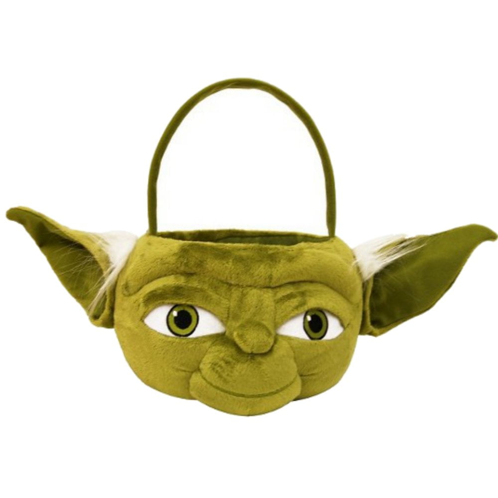 Disney Star Wars YODA Plush Easter Basket Halloween Bucket NWT 