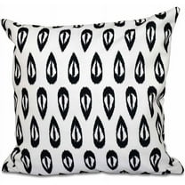 Simply Daisy 16" x 16" Ikat Tears Geometric Print Pillow