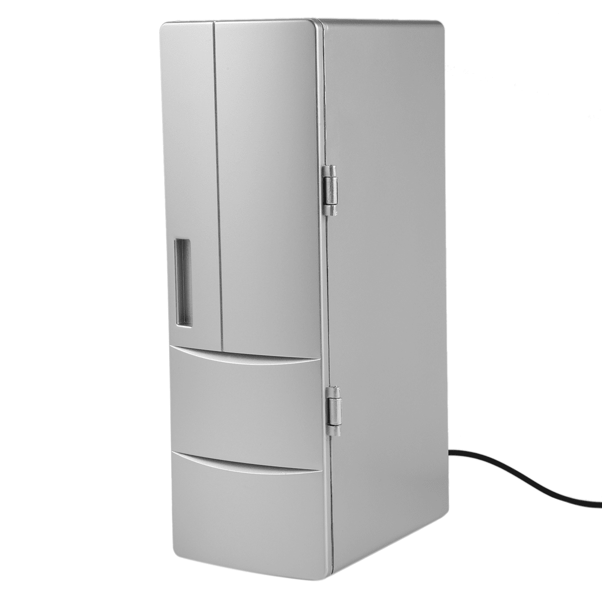 2X Refrigerator Mini USB Fridge Freezer Cans Drink Beer Cooler Warmer Travel Refrigerator Icebox Car Office Use Portable